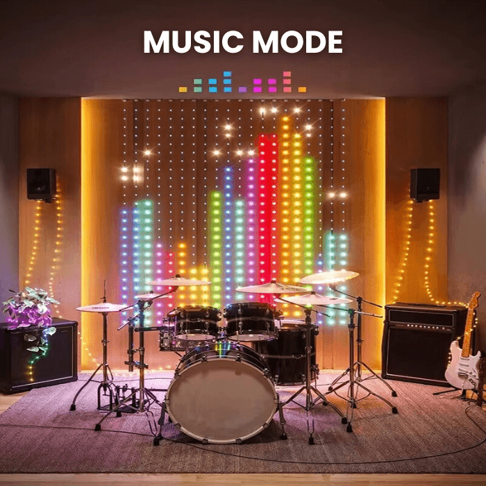 SMART LED Curtain Lights | App Control