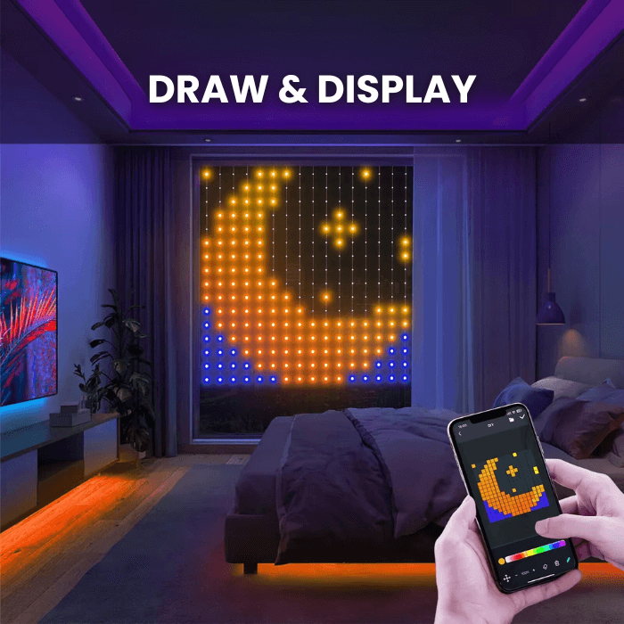 SMART LED Curtain Lights | App Control
