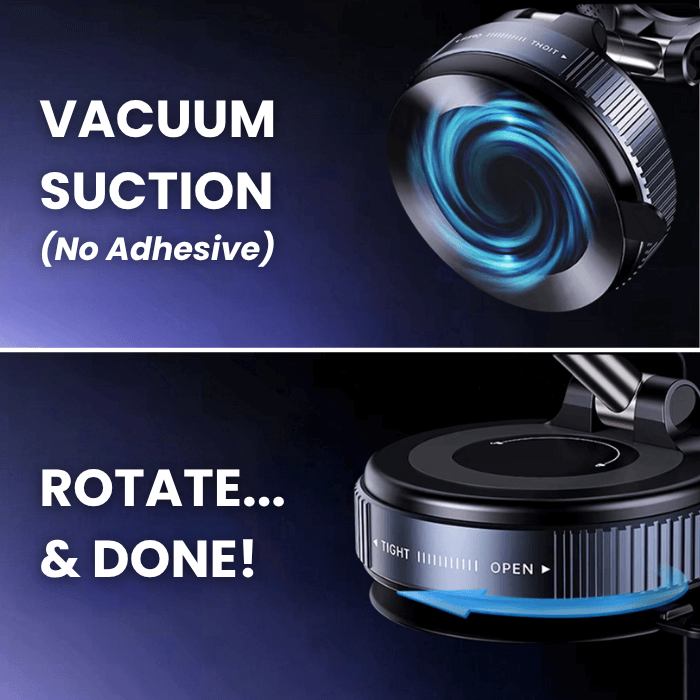 Vacuum Suction Phone Holder