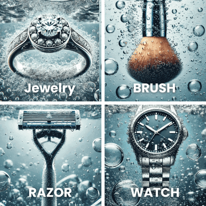 Ultrasonic Cleaner | Glasses | Watches | Jewelry | Brushes | Razors