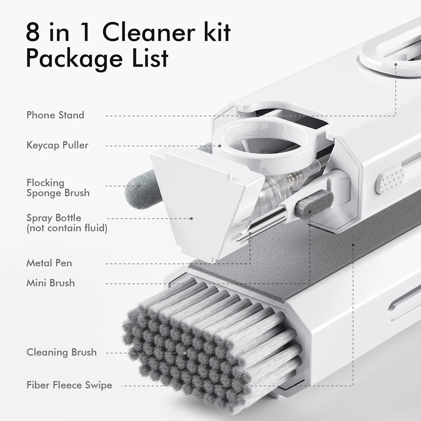 8 in 1 Cleaning Kit for Phone, Laptop, Earbuds